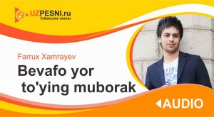 Farrux Xamrayev - Bevafo yor to'ying muborak