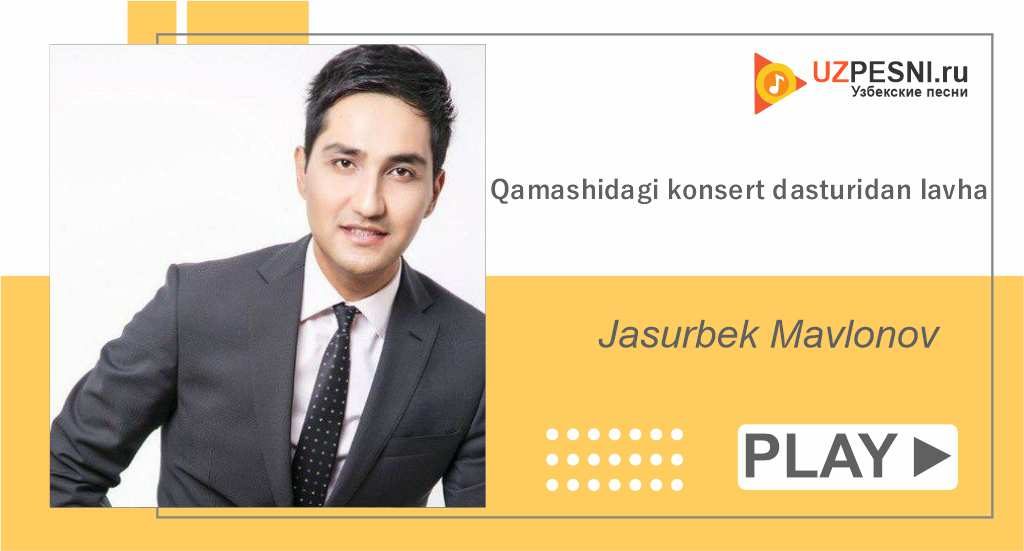 Jasurbek Mavlonov - Qamashidagi konsert dasturidan lavha