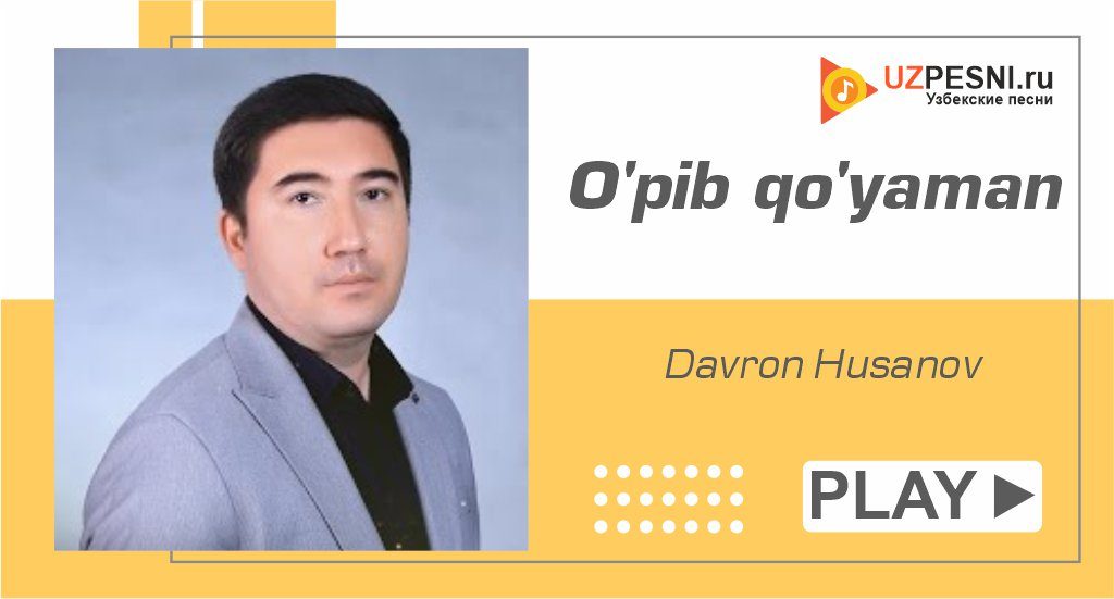 Davron Husanov - O'pib qo'yaman