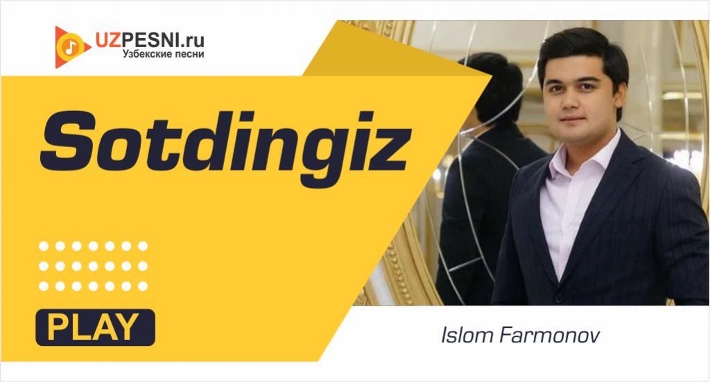 Islom Farmonov - Sotdingiz