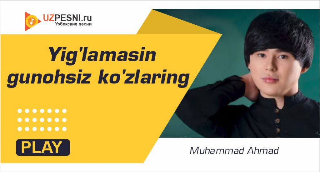 Muhammad Ahmad - Yig'lamasin gunohsiz ko'zlaring