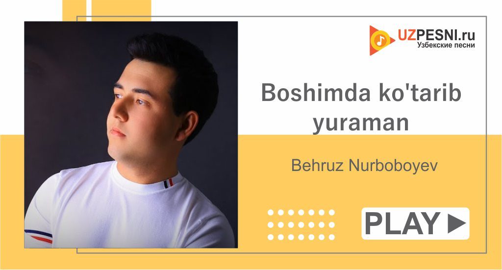 Behruz Nurboboyev - Boshimda ko'tarib yuraman